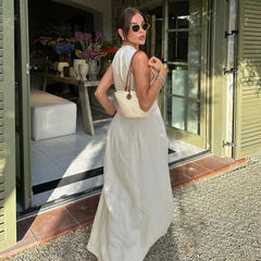 Ed Sara Pleated Long Dress