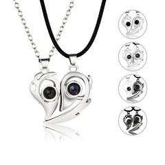 Couple Love Pair Magnetic Necklace