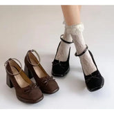 Vintage Thick Heel