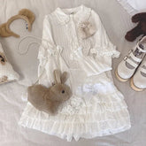 Minifalda estilo coqueta con pantalones cortos incorporados de VanillaValley