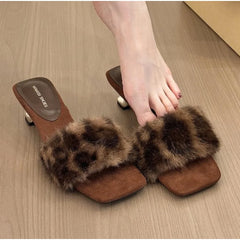 Square Toe Block Heel