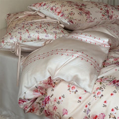 Vintage French Floral Lyocell Bedding Set