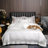 Premium 1000TC Egyptian Cotton Hollow Wide Edge Hotel Style Luxury Bedding Set