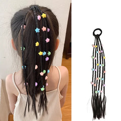 Floral Charm Ponytail Kids Hair Bands