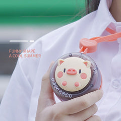 Cartoon Animal Mini Kids Neck Fan