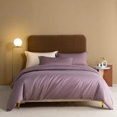 1000TC Egyptian Cotton Luxury Solid Color Duvet Cover Ultra Soft Comfortable Elastic Fitted Bed Sheet Pillowcases Twin Double