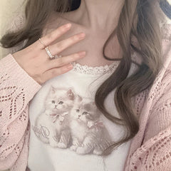 Top camisola coqueta Nice Day Kitten