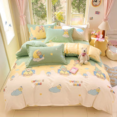 Cartoon Print 100% Cotton Bedding Sets