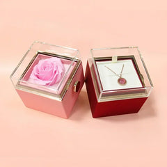 Eternal Rose Spin Display Jewelry Box