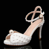 Autumn Fish Mouth High Heels
