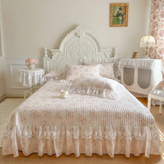 100% Cotton Floral Print Bedding Set