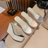 Slippers Wear High Heels
