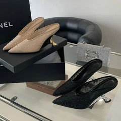 Niche Design Sense Temperament Pointed Shoes