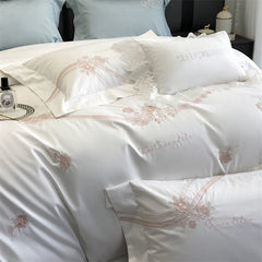 Luxury 100% Egyptian Cotton Embroidery Bedding Set