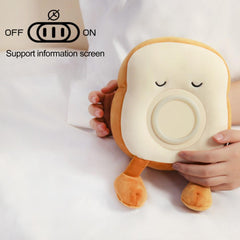 Cute Sleeping Toast Alarm Clock