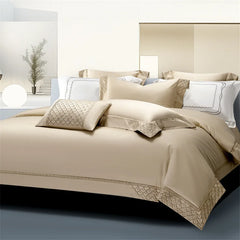 Luxury Embroidery Wide Edge Bedding Set