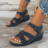 Plus Size Wedge Sandals
