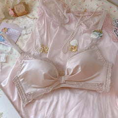 My Ballet Shoes – Coquette-Dessous-Set aus Satin