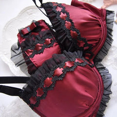 Flirty Coquette 2-teiliges Dessous-Set aus Satin