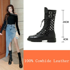Women Chunky Platform Ankle Boots