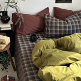 Green Plaid Bedding Set
