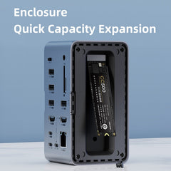 RGB LED Rhythm USB Docking Station