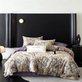 100S Egyptian Cotton Vintage Watercolor Floral Luxury Bedding Set