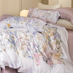 600TC Lyocell Eucalyptus Fiber Soft Silky Cooling luxury Bedding Set