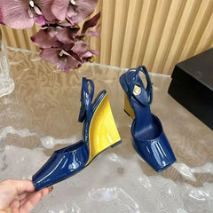 Stylish Peep-Toe High Wedge Heel