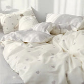 Ins White Bedding Set