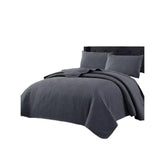 3pcs Luxury Quilted Microfiber Bedspread Coverlet Bedding Set