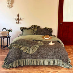 100% Cotton Vintage Pastoral Style Bedding Set