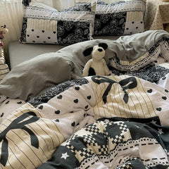 Korean Style Fashion Bedding Set