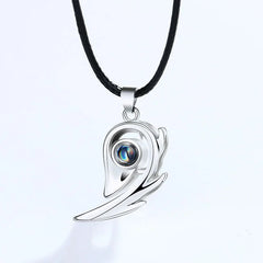 I Love You Magnetic Projection Couple Necklace Set