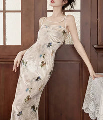 Conjunto de 2 piezas de vestido y bolero de terciopelo y perlas