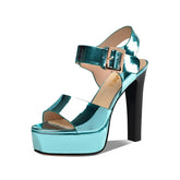 Patent Leather Sandals