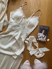 Camisón y bata Moira de 2 piezas