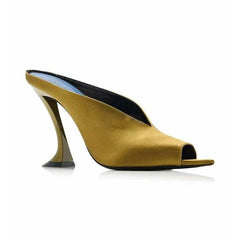 fish mouth slim fit high-heeled slippers