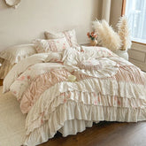 100% Cotton Vintage French Floral Bedding Set