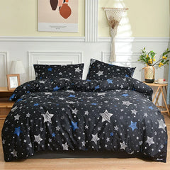 Minimal Nordic Style Quilt Cover Set Duvet cover and 2 Pillowcases plaid Comforter cover for full king twin double single bed