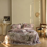 Luxury French Vintage Floral Lyocell Bedding Set