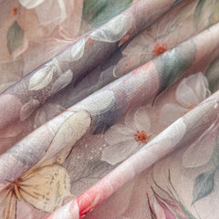 Flowers Print Luxury Queen King Size Bedding Set