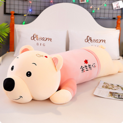 Oso Paddy durmiendo, almohada suave, muñeco de peluche