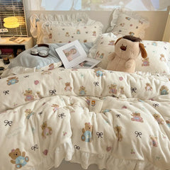Cartoon Printed Bedding Set