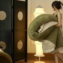 Winter Coral Velvet Warm Bedding Set
