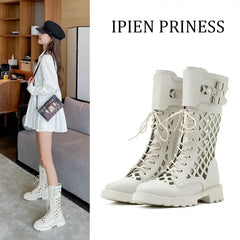 Women Chunky Platform Ankle Boots