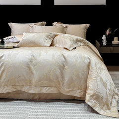 Premium 100% Cotton 200TC Plant Woven Printed Modern 4PCS Bedding Set