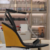 Design Golden Platform High Heels