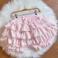 Pantalones cortos tipo lolita de terciopelo Winterbelle Bloomer