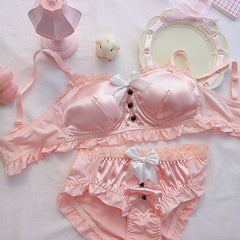 Berline Satin-Coquette-Dessous-Set